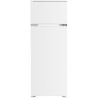 KÜHL-GEFRIER-KOMBINATION Einbau, 145cm Nische, 205 Liter, Schlepptürtechnik, Einbaukühlschrank mit Gefrierfach, CFB2051E - Weiß, Glas/Kunststoff (54/145/54cm) - homeX