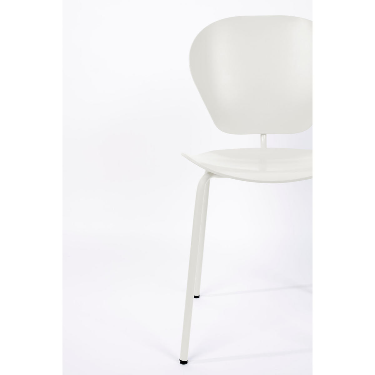 ESSZIMMERSTUHL The Ocean Chair Weiß - 2 er Set - Weiß, Kunststoff (43/85.5/55cm) - Zuiver