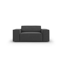 SESSEL Jodie aus Samt grau - Grau, Textil (102/70/124cm) - Micadoni