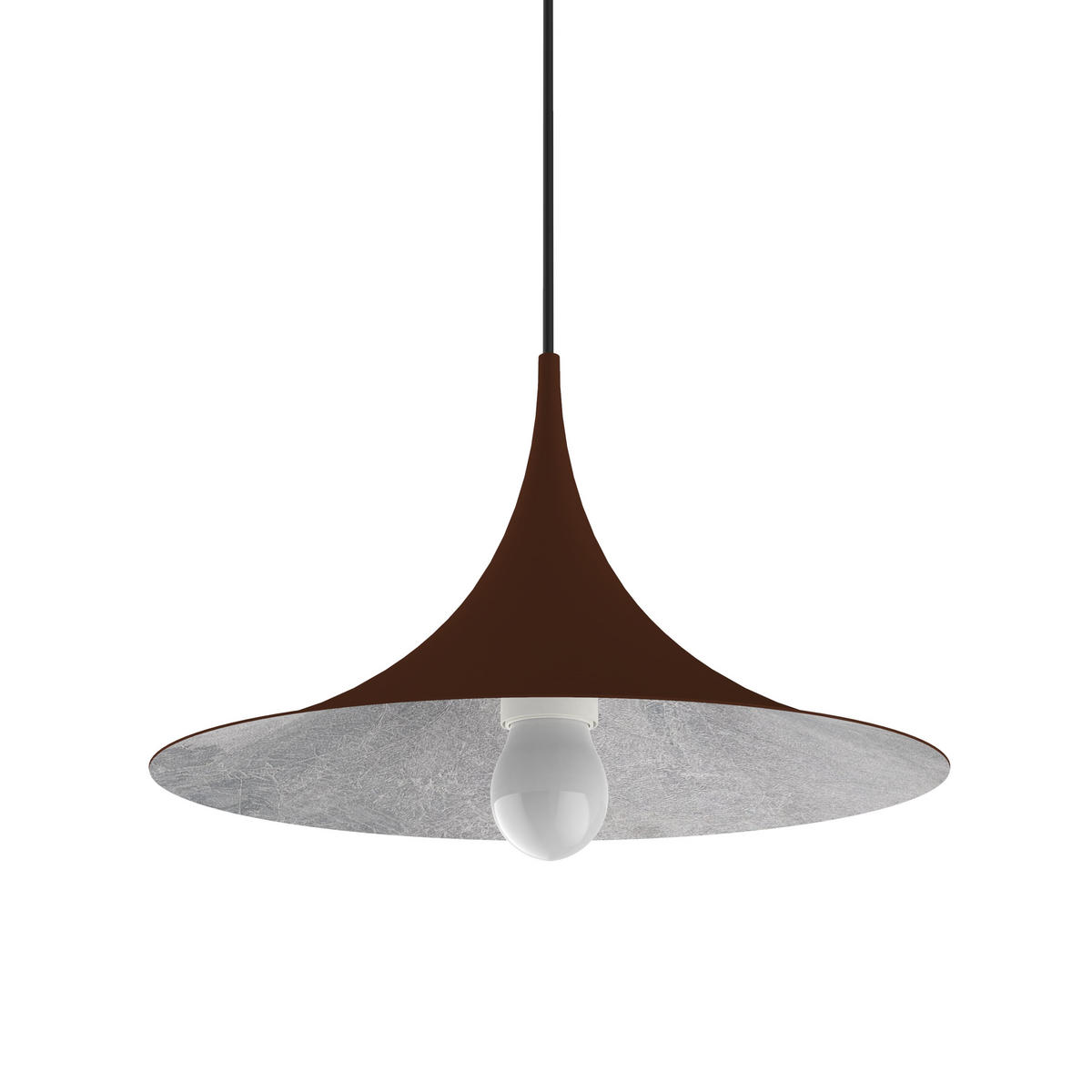 HÄNGELEUCHTE - Braun, Metall (33/33/16cm) - Lumicom