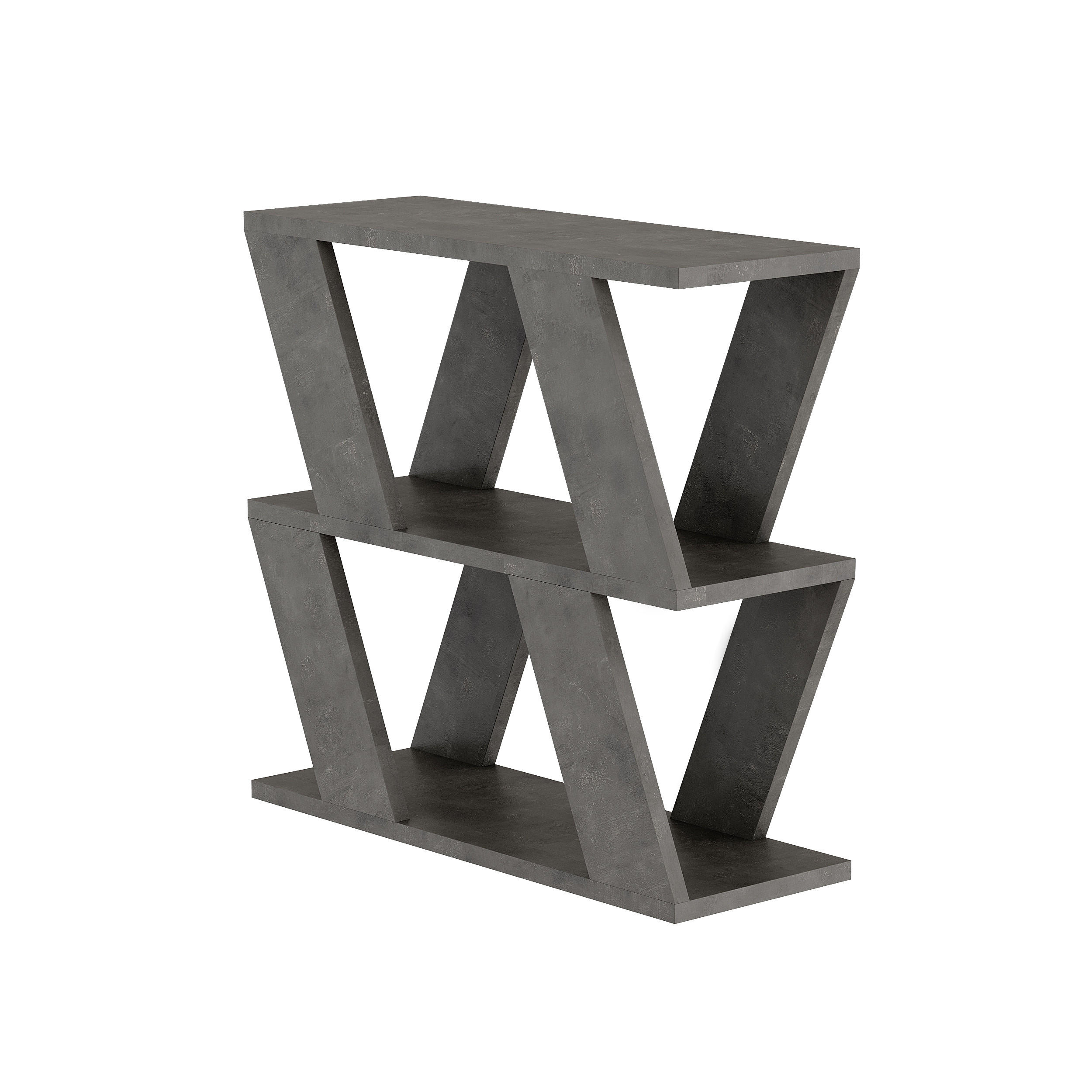 BEISTELLTISCH Lazena Retro-Grau 60/22/55,4 cm - Grau, Holzwerkstoff (22/60/55.4cm) - Decortie