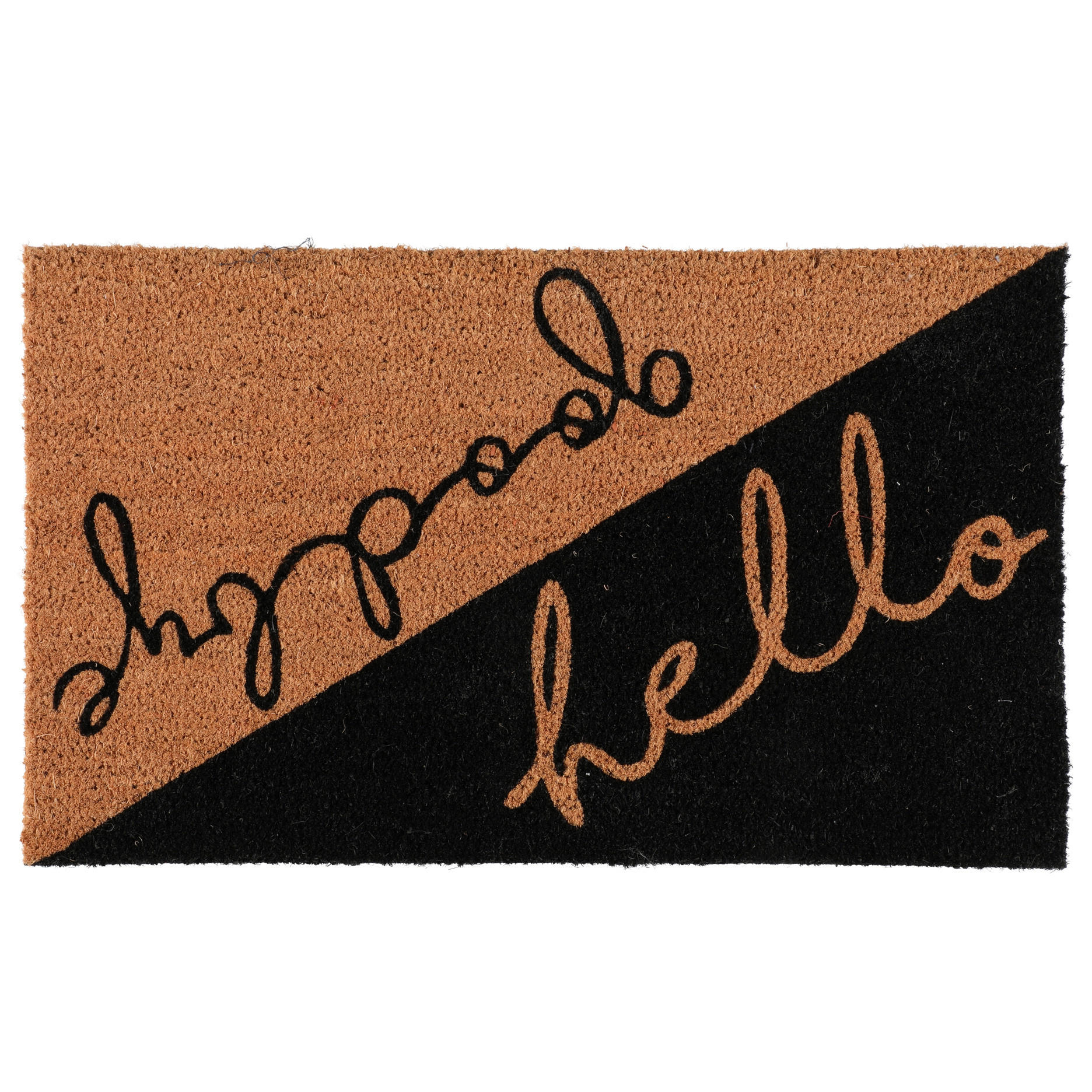 TÜRMATTE Hello 45/75 cm - Braun, Naturmaterialien (75/45cm)