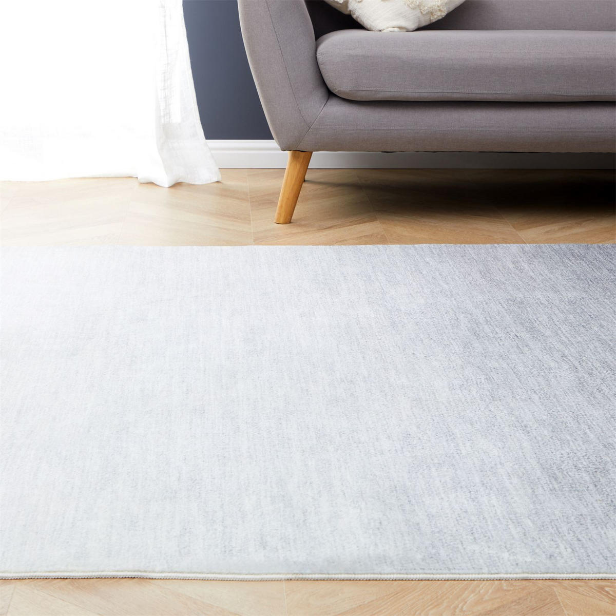 TEPPICH OMBRE - Grau, Textil (160/230cm) - IDIMEX