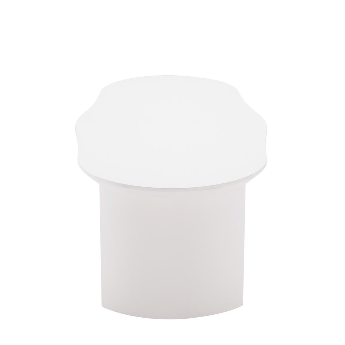 COUCHTISCH DE-047 Organic Weiß - Weiß, Holzwerkstoff (45/100/41cm) - ComfortXL