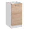 KÜCHENUNTERSCHRANK D40 eiche - Eiche Artisan, Holzwerkstoff (40/82/44cm) - roe furniture