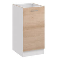 KÜCHENUNTERSCHRANK D40 eiche - Eiche Artisan, Holzwerkstoff (40/82/44cm) - roe furniture