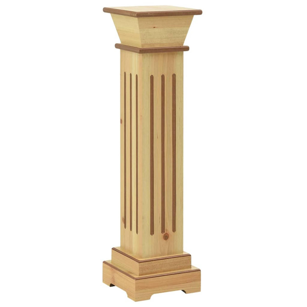 DELETE - Naturfarben, Holzwerkstoff (17/17/66cm) - vidaXL