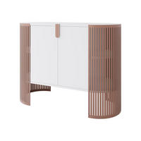 KOMMODE Fikoli Ember - Messingfarben/Weiß, Holzwerkstoff/Metall (120/90/40cm) - MIRJAN24