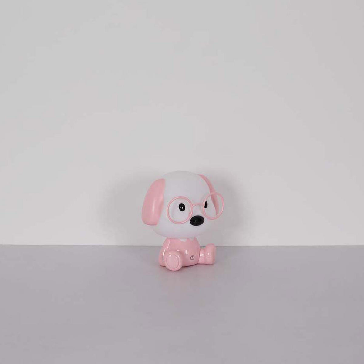 LED KINDERTISCHLEUCHTE Puppy Rosa - Rosa, Kunststoff (18/15/20cm) - Globo Lighting