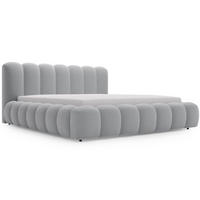 POLSTERBETT Averia 180x200 Hellgrau - Hellgrau, Textil (180/200cm) - Graingold