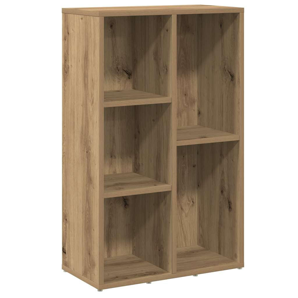 vidaXL Bücherregal Eiche Artisan 50x80x25 cm