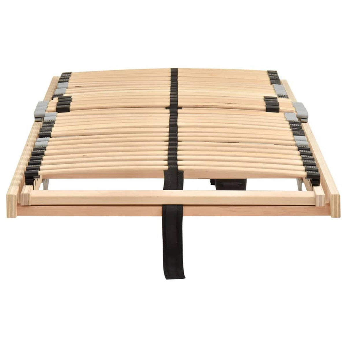 LATTENROST Elektrisch mit Mittelzone Verstellbar, 90/200 cm, aus Massivholz, in Anthrazit - Anthrazit, Holz - vidaXL