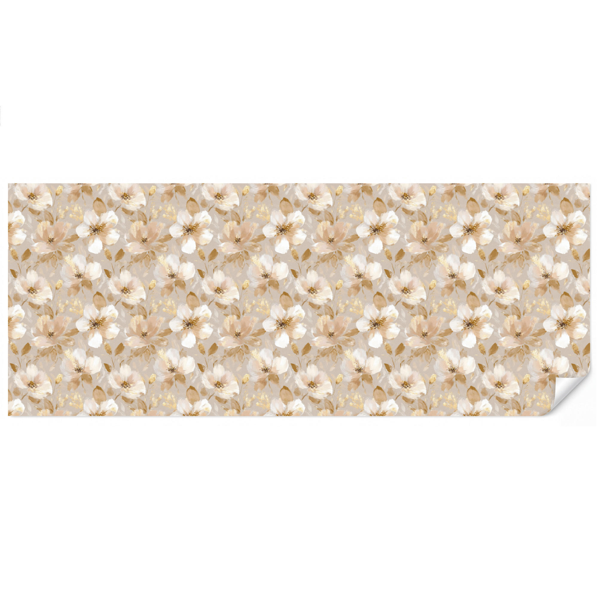 OnlyWow Tapete Beige 500x200 cm