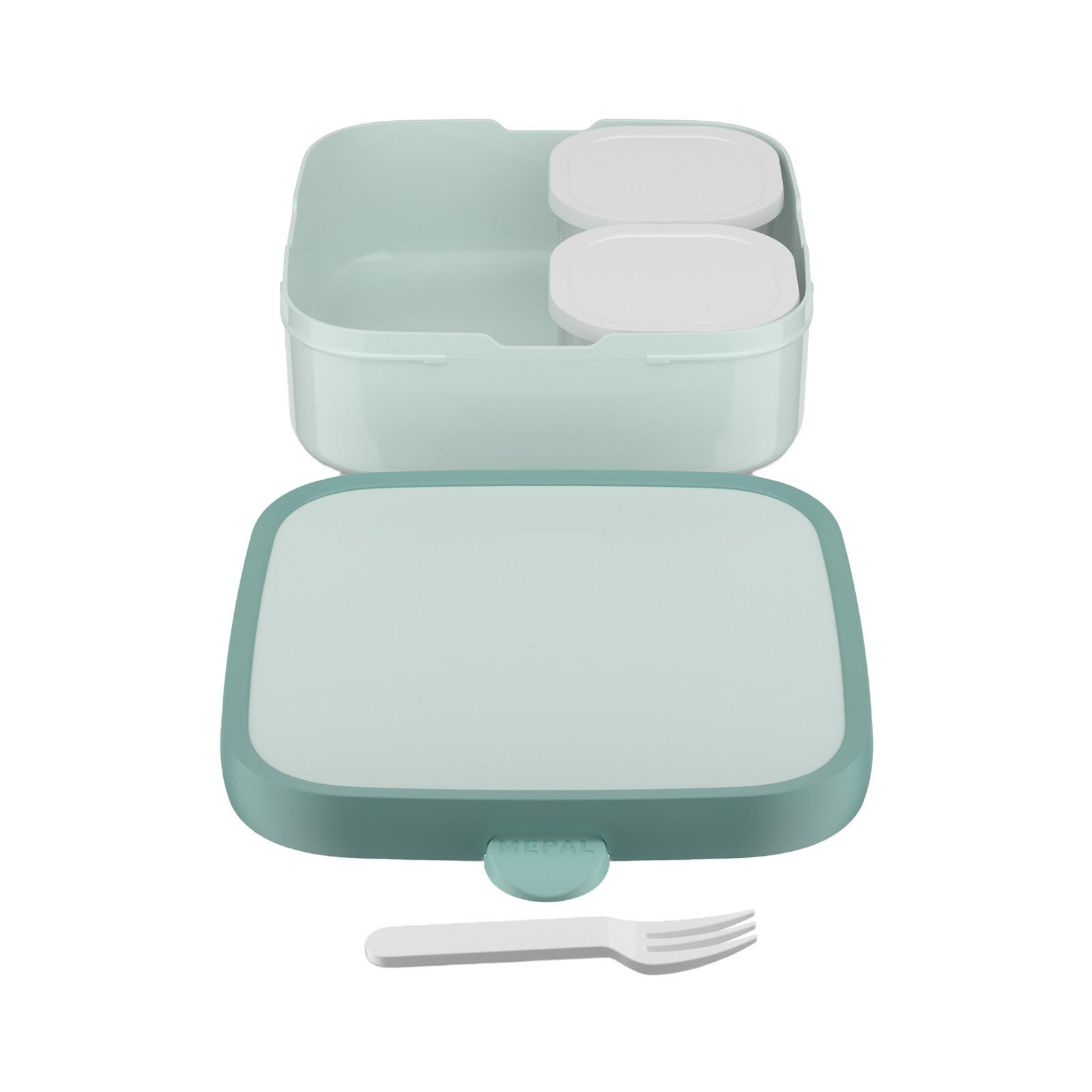 BROTDOSE XL Campus (2025) Cool Mint 1,3 l - Mintgrün, Kunststoff (18.2/6.1/18.2cm) - Mepal