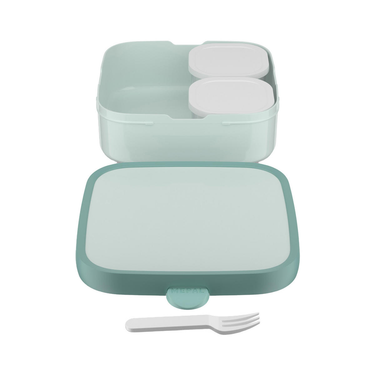 BROTDOSE XL Campus (2025) Cool Mint 1,3 l - Mintgrün, Kunststoff (18.2/6.1/18.2cm) - Mepal
