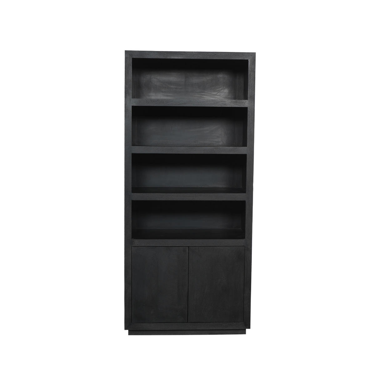 BÜCHERREGAL Brussel Schwarz 45/90/200 cm - Schwarz, Holz (90/200/45cm) - Starfurn