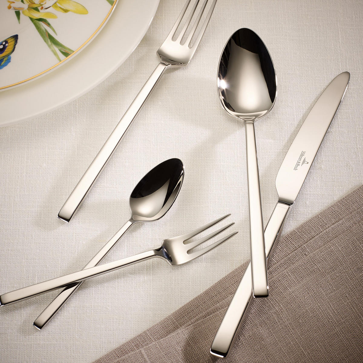 TAFELGABEL La Classica silber 208 mm 6er Set - Silberfarben, Metall - Villeroy & Boch