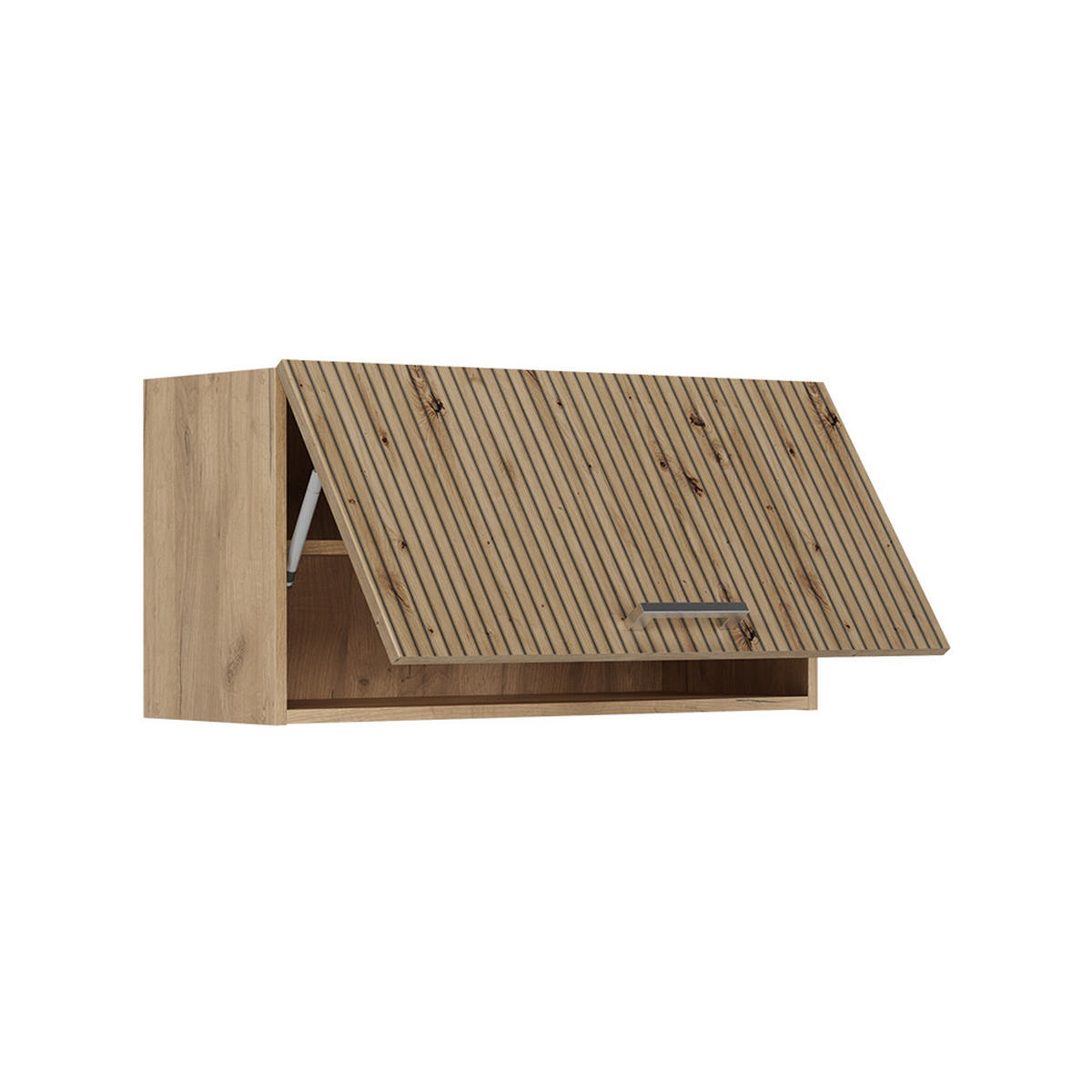HÄNGESCHRANK R-Line, Artisan-Eiche/Goldkraft Eiche, 80 cm Flach - Honigeiche/Eiche Artisan, Holzwerkstoff (80/40/31cm) - Vicco