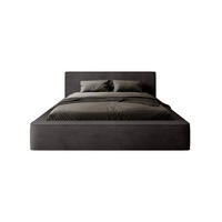 POLSTERBETT Mummo 160x200 cm, Anthrazit - Anthrazit, Textil (160/200cm) - Fedve