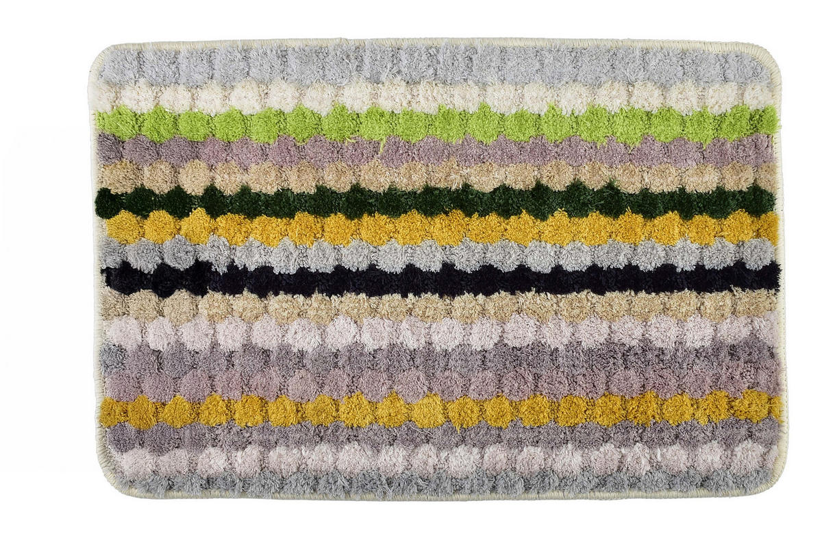 BADTEPPICH Zac Gelb 60/40/2 cm Textilien - Gelb, Textil (40/60cm) - Mondex