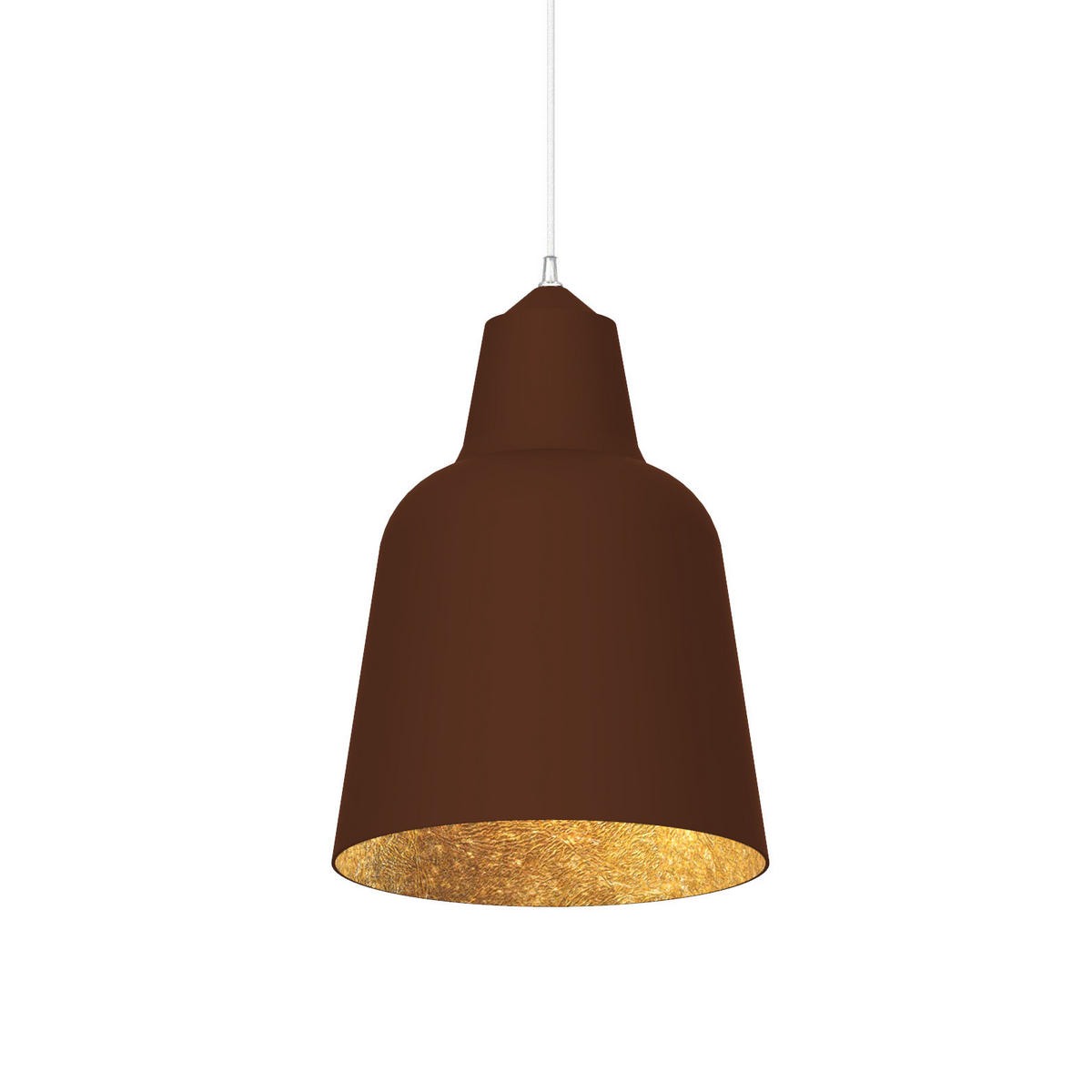 HÄNGELEUCHTE - Goldfarben, Metall (33/33/42cm) - Lumicom