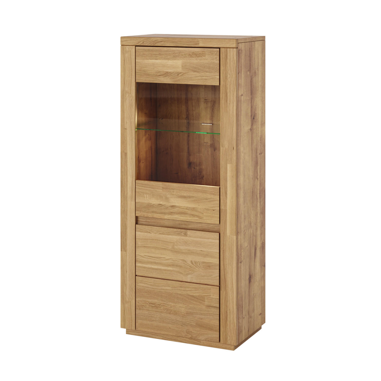 VITRINE Skagen - Eichefarben, Holz (60/144/34cm) - kiki design