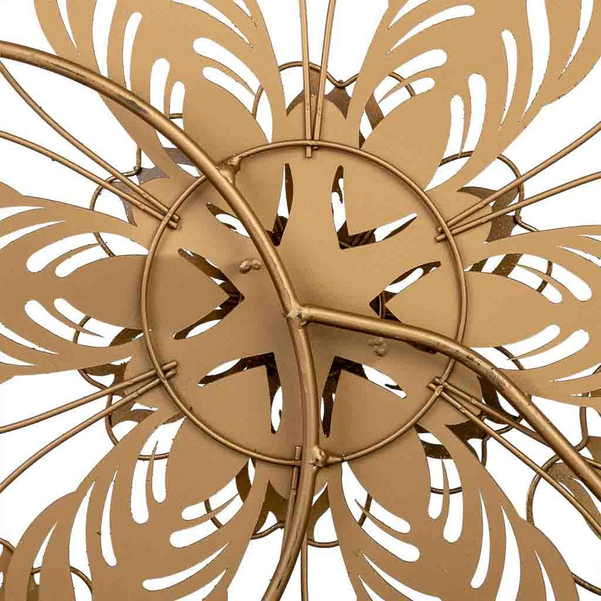 WANDDEKO-OBJEKT aus Metall, 92x50x7cm - Goldfarben, Metall (92.1/7/50.2cm) - Wanderlust