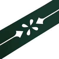 SICHTSCHUTZSTREIFEN Premium Dekor Verona Sichtschutz Grün 2,55m - Grün, Kunststoff (255/19cm) - ZAUN|ZU