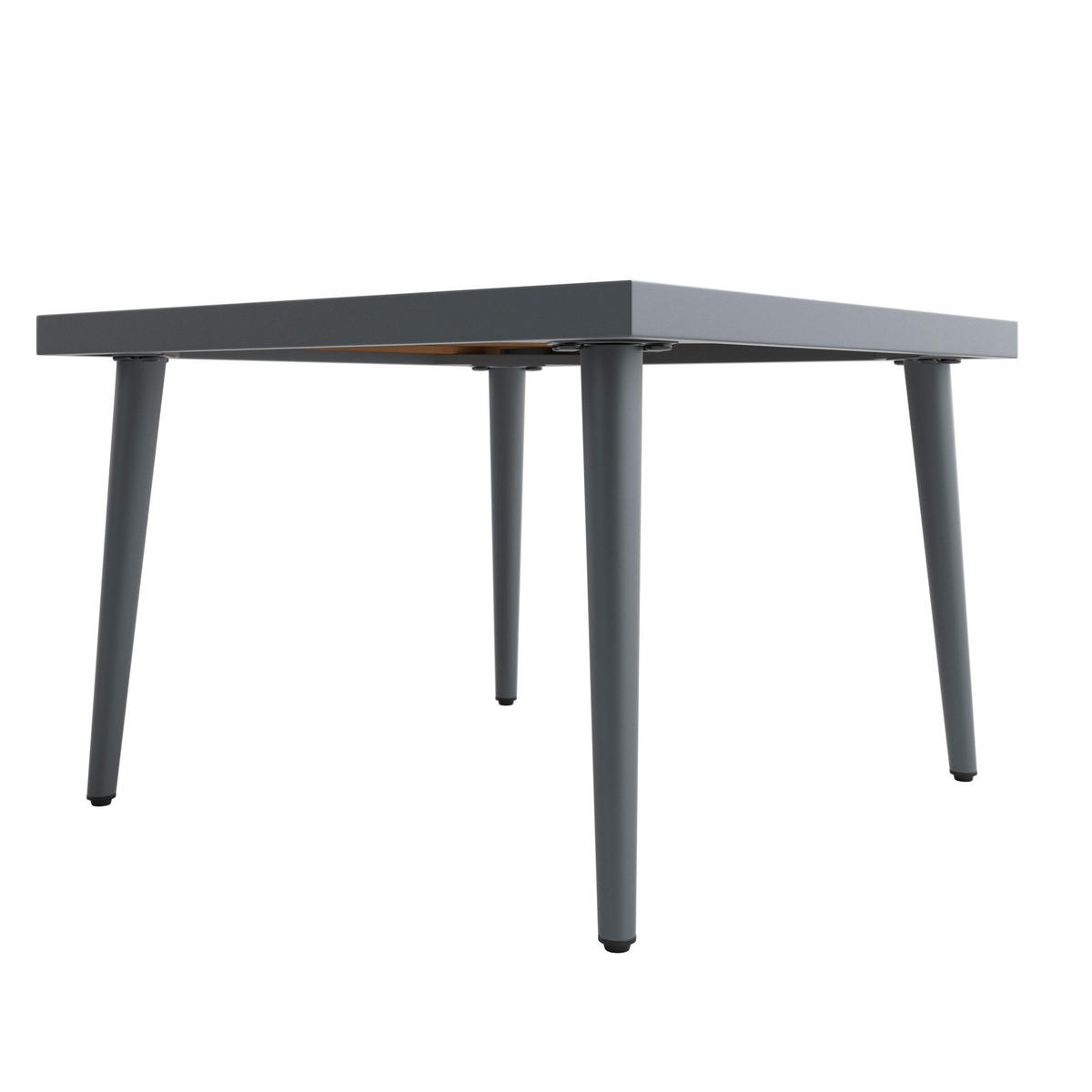 LOUNGEGARNITUR-SET Sallie Grau Holz/Metall/Outdoorstoff - Grau, Holz - Bessagi Garden
