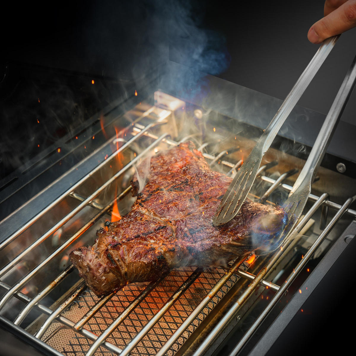GASGRILL PLATINUM YAMARA DARK 4+2 Set - Schwarz, Metall (140/117/55cm) - TAINO