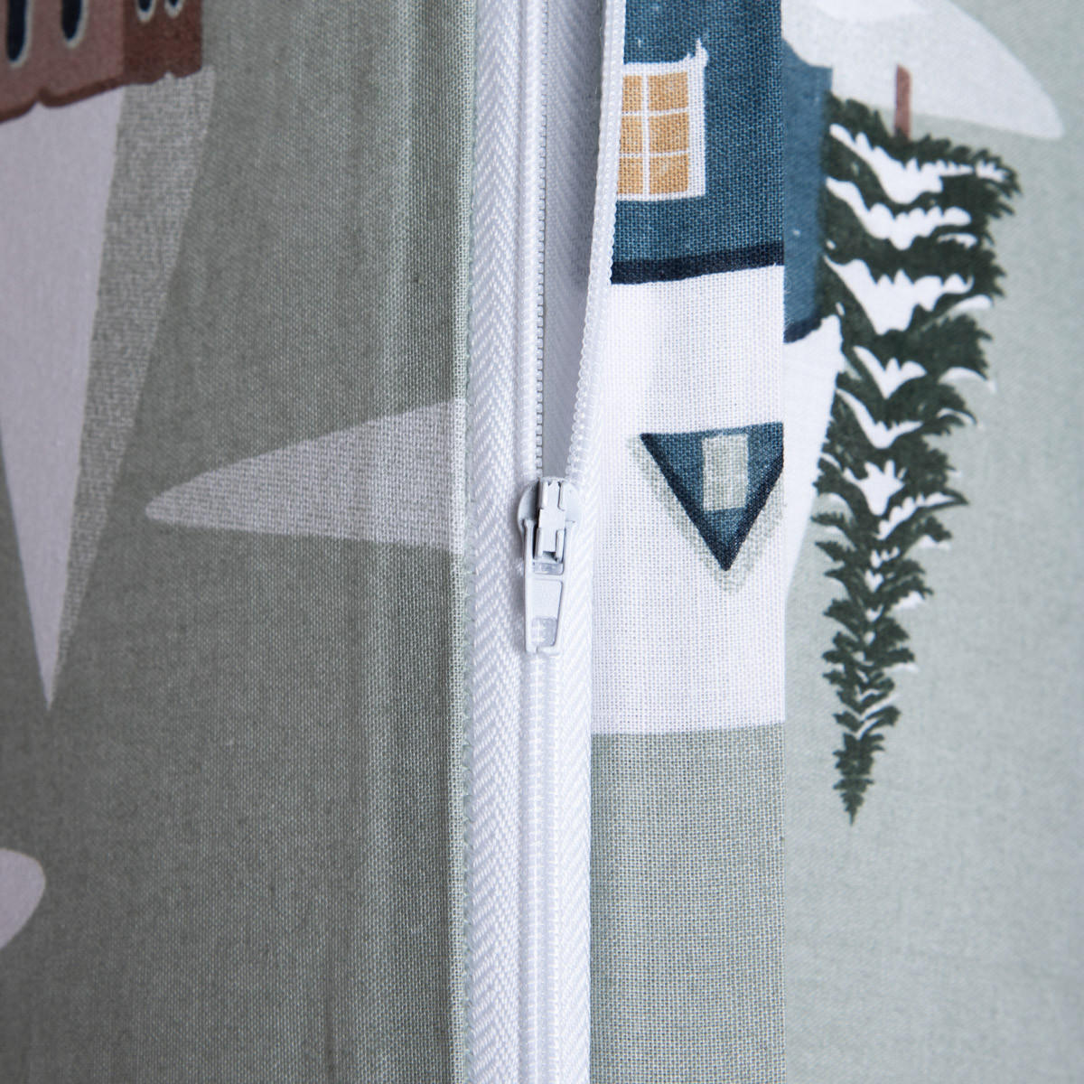 BETTWÄSCHE Frolic Baumwolle 140/200 cm - Grau, Textil (140/200cm) - Homla