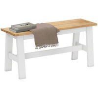 SITZBANK Eichefarben 95.0/30.0/45.0 cm - Eichefarben, Holz (30/45/95cm)