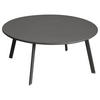 GARTENTISCH Metall Saona Ø 90 cm - Grau, Metall (90/90/39cm)
