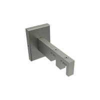 TRÄGER FÜR INNENLAUFSTANGEN 14x35 mm, Smartline 2-läufig, Edelstahl-Optik - Edelstahlfarben, Metall (10/6.5/4.5cm) - INTERDECO