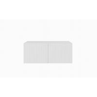 LOWBOARD LIVO 100/41/40 cm, Hängender TV-Schrank Weiß - Weiß, Holzwerkstoff (100/41/40cm) - MASSENO