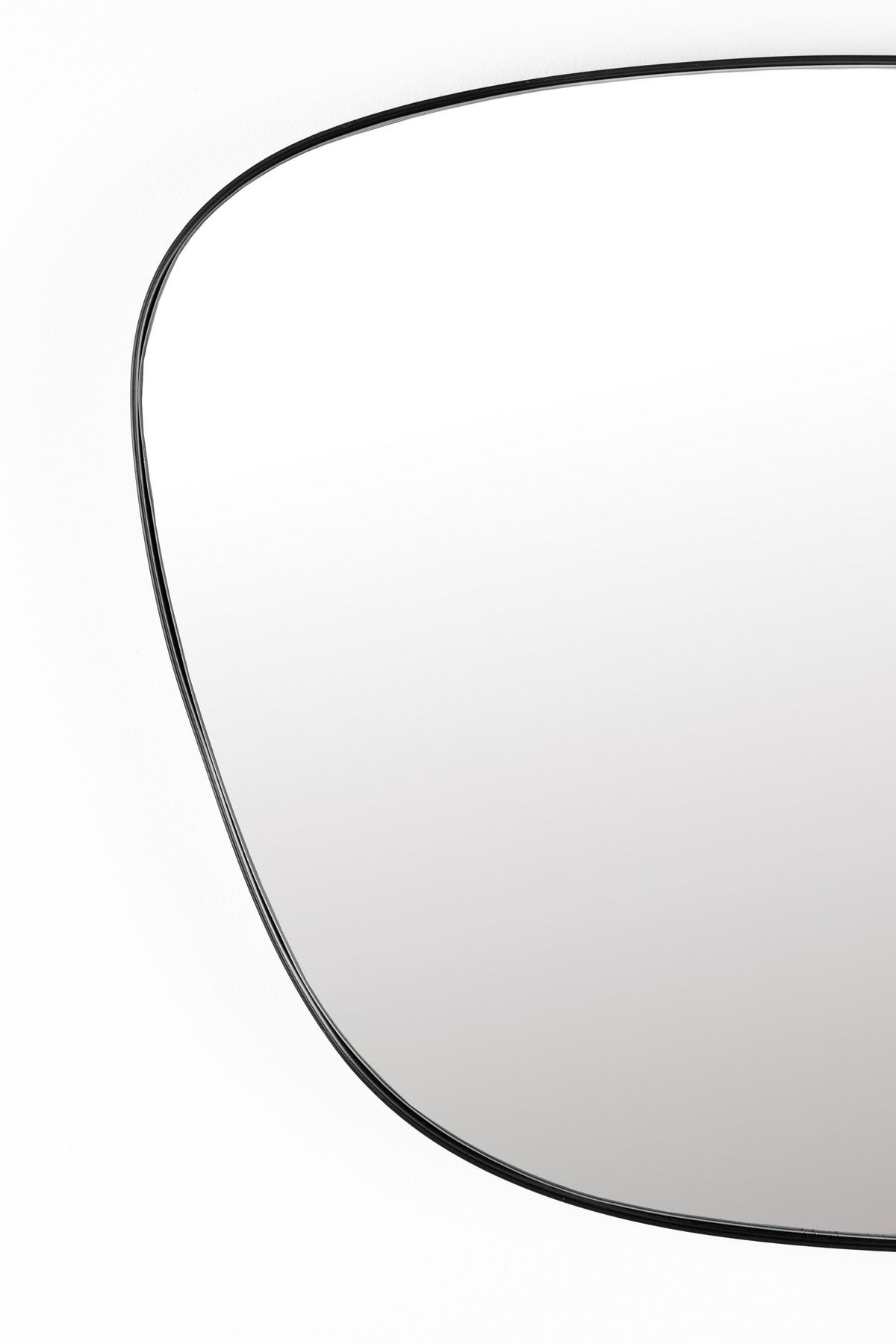 SPIEGEL Lina - Schwarz - 60/40/4 cm - Schwarz, Metall (40/4/60cm)