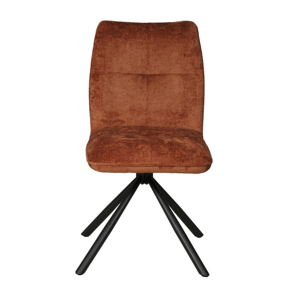 STÜHL/ CORTINA - Ziegelbraun - Rotbraun, Metall (47/87.5/58cm) - Weber Industries