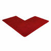 ECKBADEMATTE PARIS - Rot, Textil (100/100cm) - WohnDirect