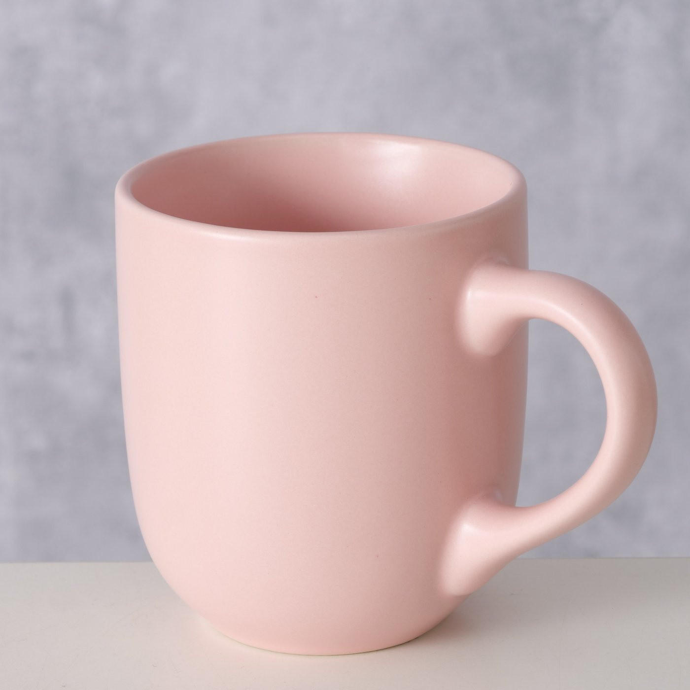 BECHER Keramik Pastell 300 ml - Rosa, Keramik (300L) - Boltze Home