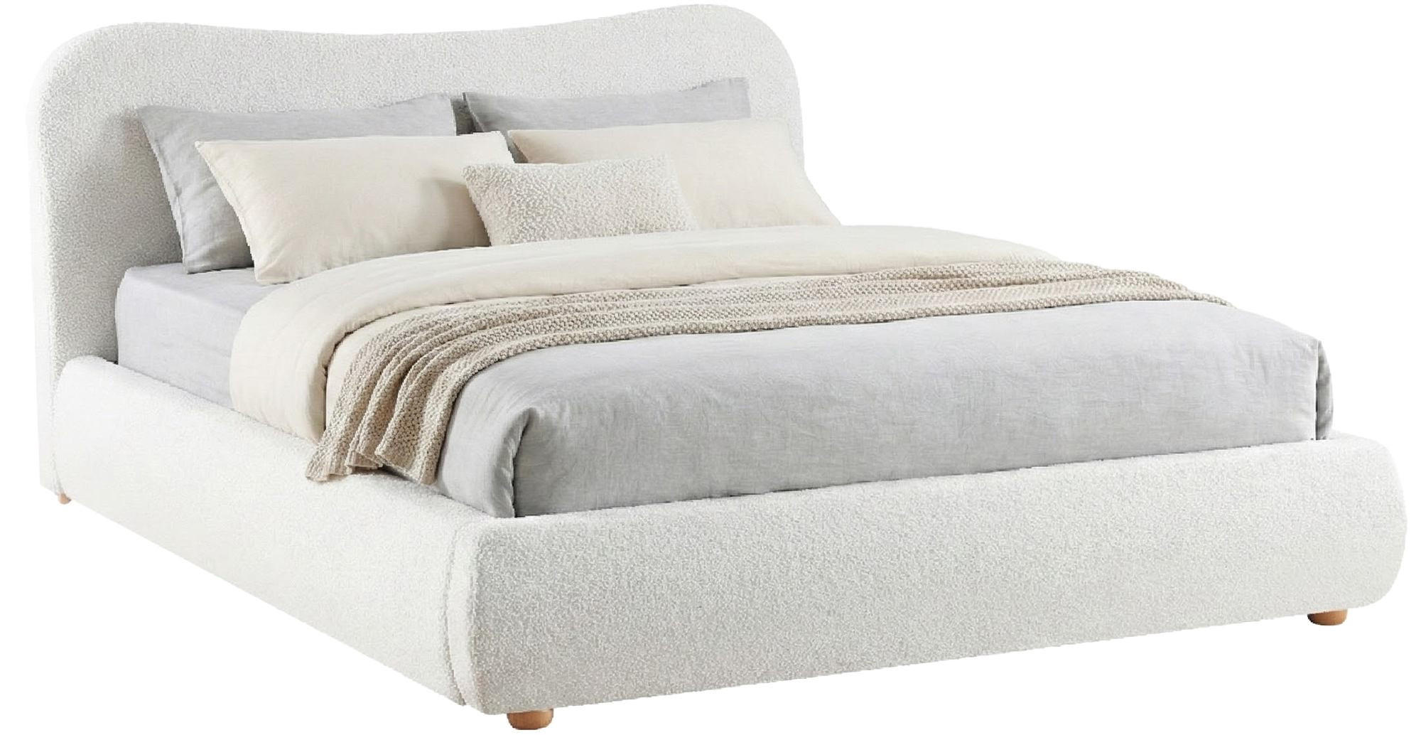 POLSTERBETT 160 cm/200 cm cm Stoff Creme - Creme, Textil (181/224cm) - CLP