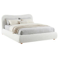 POLSTERBETT 160 cm/200 cm cm Stoff Creme - Creme, Textil (181/224cm) - CLP