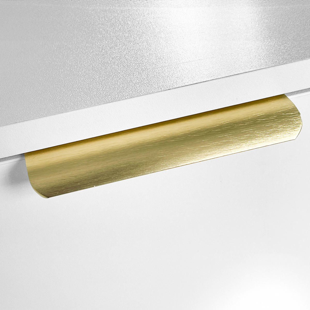 SCHMINKTISCH in Weiß Frisiertisch-Set mit LED Spiegel ausziehbar moderner Kosmetiktisch für Schlafzimmer, B100/T40/H78cm - Goldfarben/Weiß, Holzwerkstoff/Metall (100/131/40cm) - STILVORA