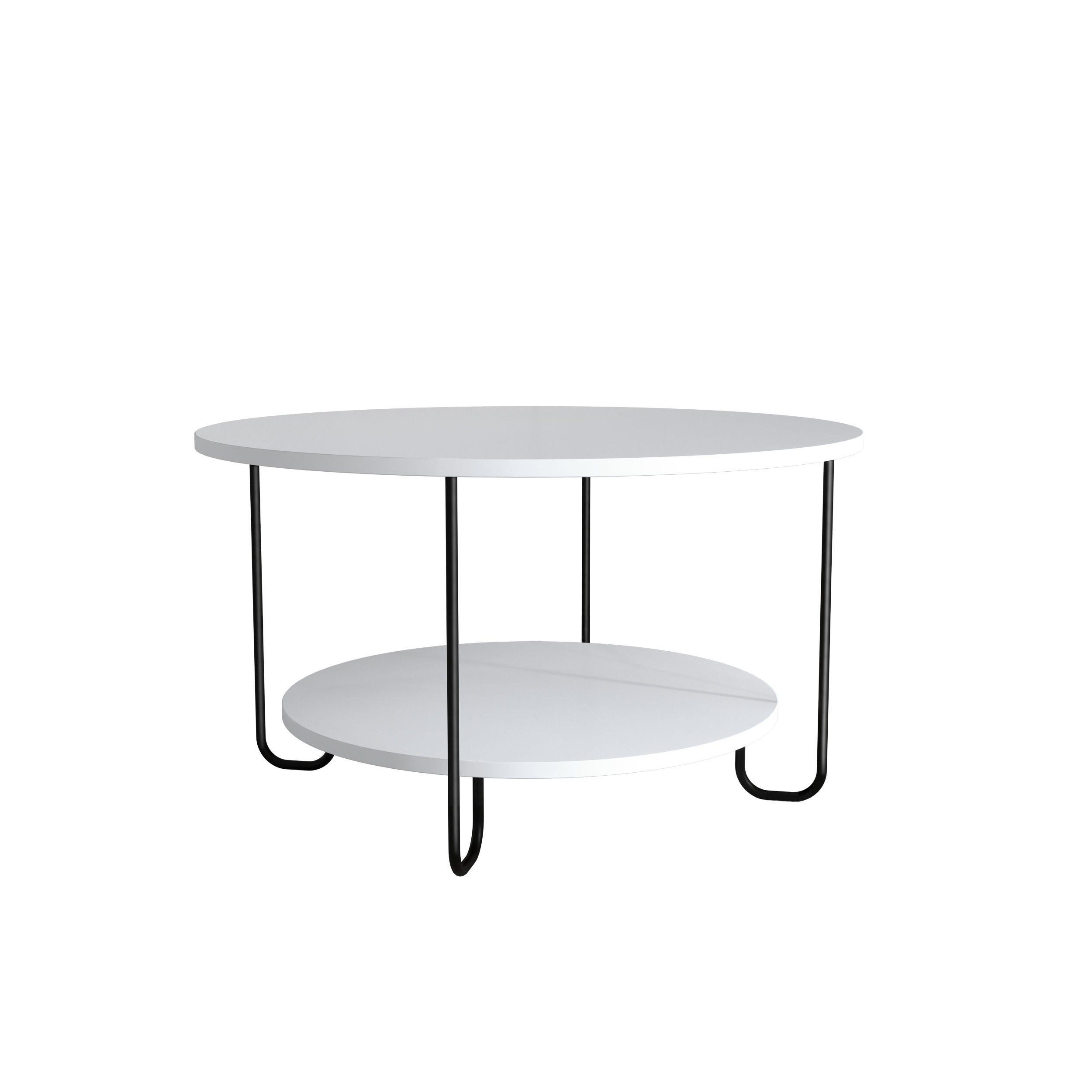 Decortie Couchtisch Weiß 80x45x80 cm