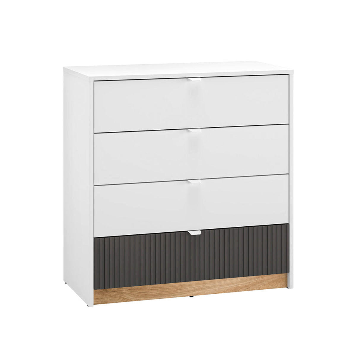 KOMMODE Ronan Weiß - Weiß, Holzwerkstoff (82/86/40cm) - Petits-meubles