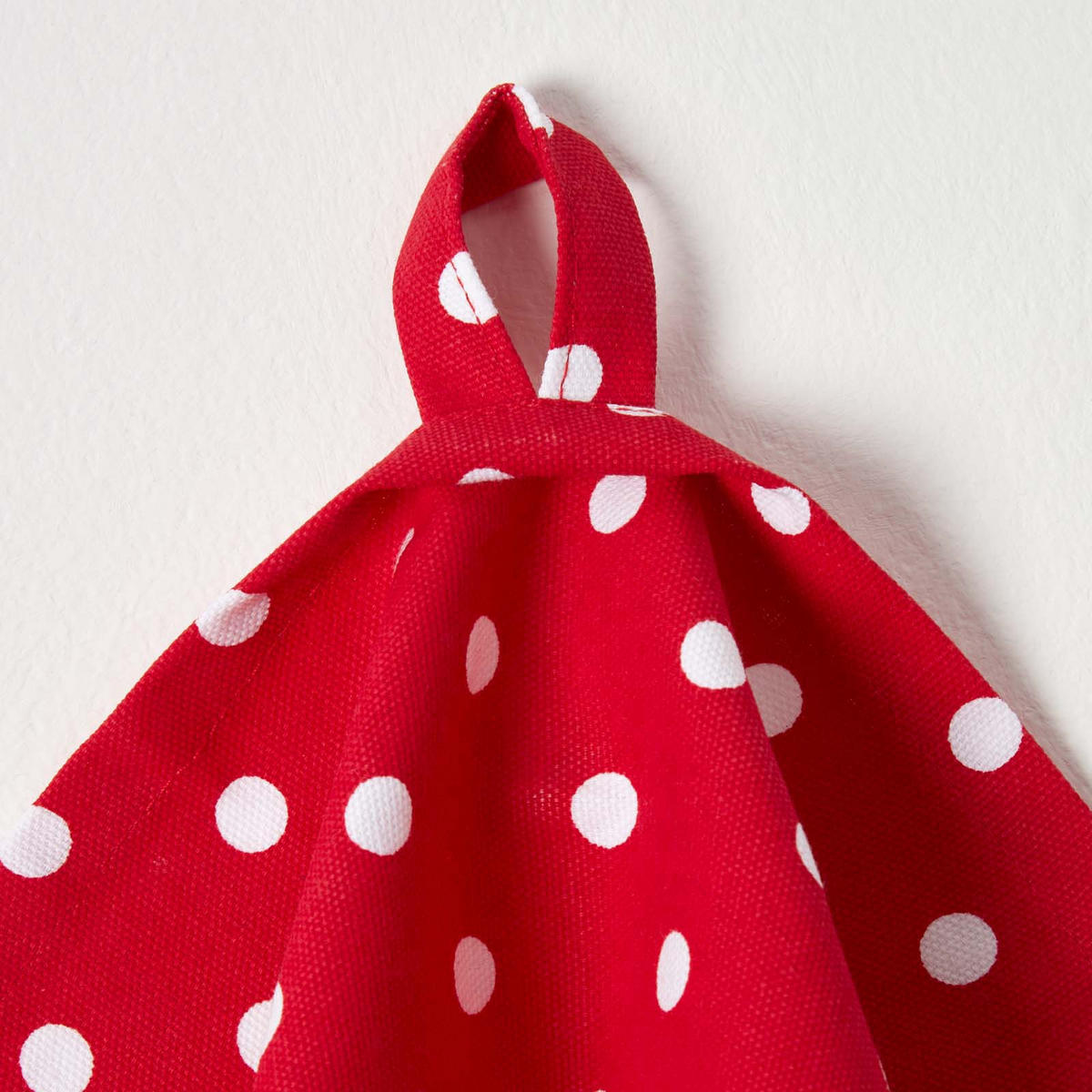 GESCHIRRTÜCHER Polka Dots, 3er-Set, 100% Baumwolle - Rot, Textil (50/70cm) - Homescapes