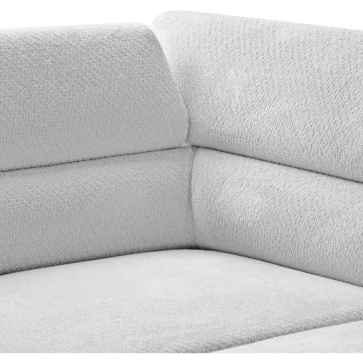 ECKSCHLAFSOFA Mellow mit Bettkasten, Hellgrau, links - Hellgrau/Schwarz, Textil (270/205cm) - Beautysofa