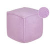 POUF Violett Alipur - Violett, Textil (40/40/40cm) - Beliani
