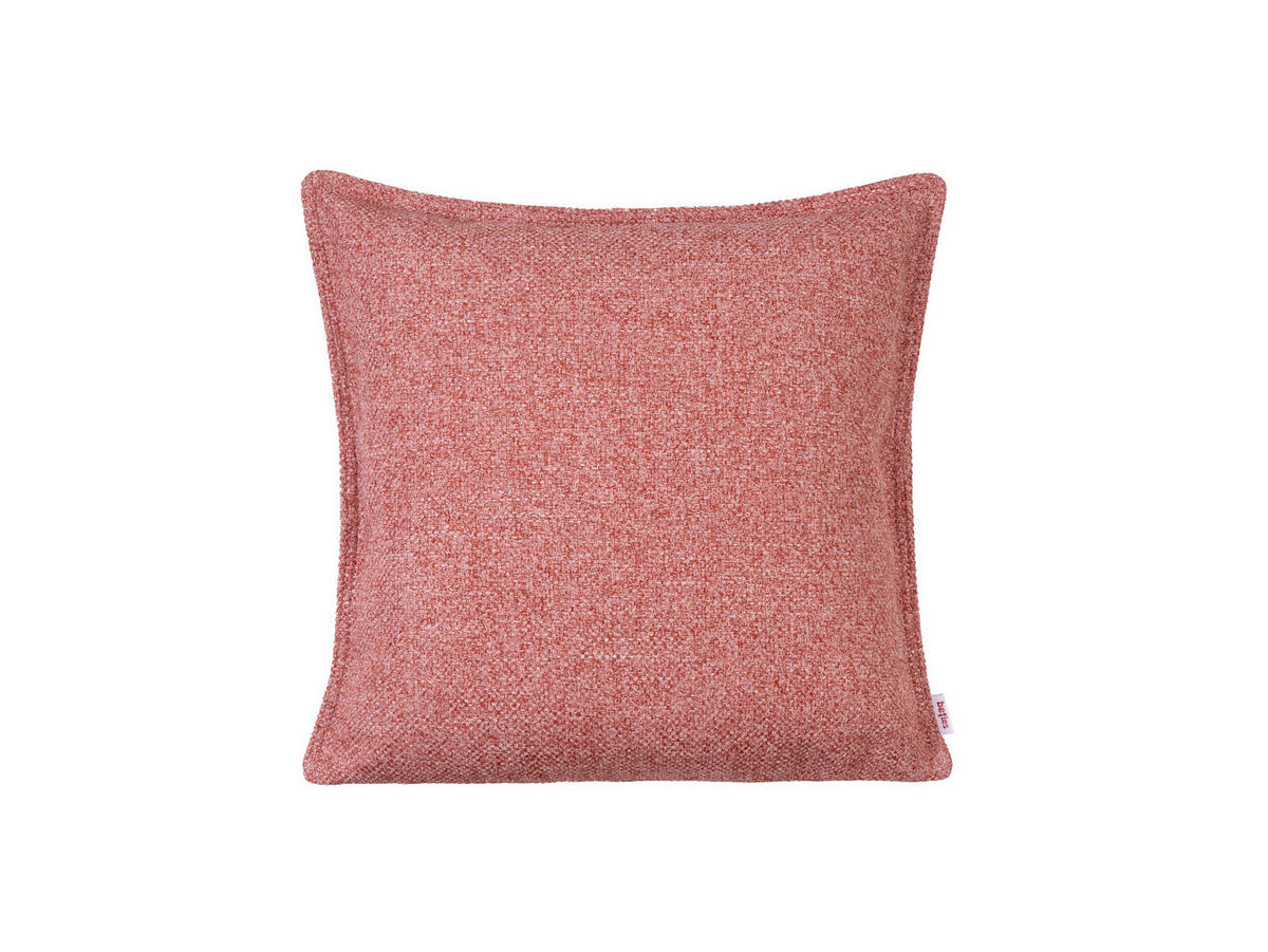 KISSENHÜLLE Bouclé cherry-rot 40/40 cm - Rot, Textil (40/40cm) - beties Heimtextil