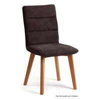 ESSZIMMERSTUHL (6er-Set) Darija 47x92x60 Eiche geölt/Espresso - Eichefarben/Dunkelbraun, Kunststoff (60/92/47cm) - 58aufmkessel