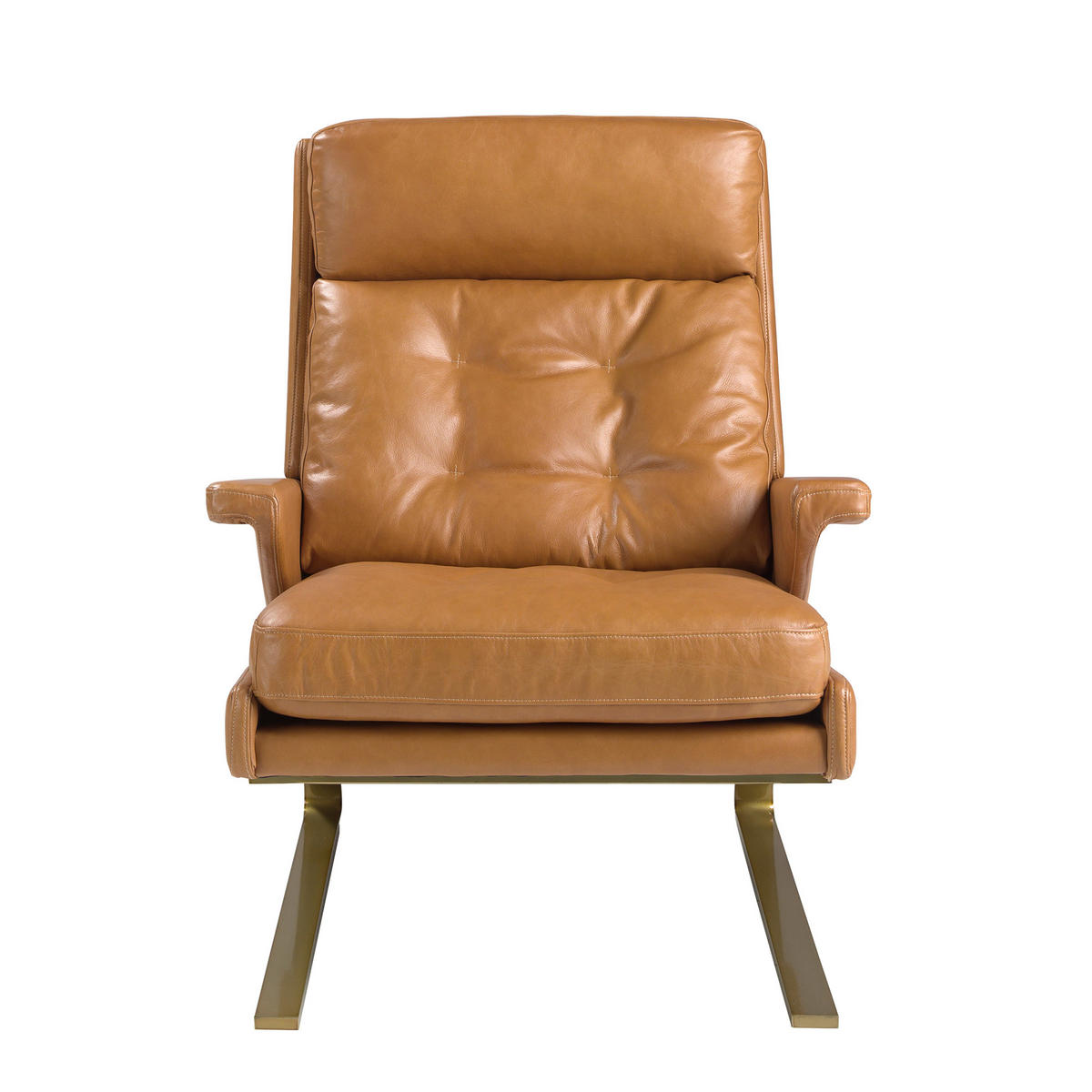 SESSEL Kamel Gold 77/99/91 - Braun, Leder (77/91/99cm) - ANGEL CERDA